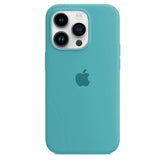 Husa Silicon pentru iPhone 15 Pro Max, Sea Blue MOFT